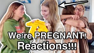 Were PREGNANT Our Friends and Families reactions to FINDING OUT were PREGNANT [upl. by Madea]