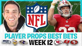 NFL Player Props  Best Bets Week 12  Picks amp Projections Today  Land Your Bets [upl. by Tonya]