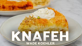 How To Make Knafeh  Easy Knafeh Recipe [upl. by Ellitnahc]