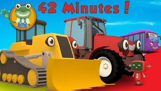 Danny The Digger and More Big Trucks For Children  Geckos Garage [upl. by Godwin]