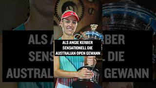 Wisst ihr noch als Angelique Kerber sensationell die Australian Open gewann shorts [upl. by Let]