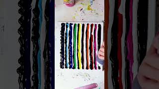 Impasto acrylic paint drag art satisfying acrylic [upl. by Anoblav512]