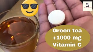 What happens if you put 1000mg vitamin C in green tea [upl. by Nyltac]