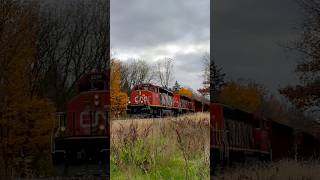 The SD402W Duo Is Back On The CN South Bend Subdivision Local [upl. by Nalhsa]