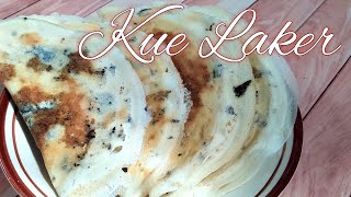 Bikin Kue Leker Cuma Pakai Teflon Tanpa Tambahan Telur food cooking resep recipe [upl. by Kalila802]