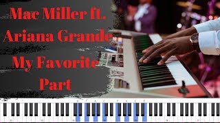 Mac Miller Piano Lesson  EASY PIANO TUTORIAL [upl. by Blackington768]