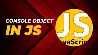 Javascript console object [upl. by Rufina]