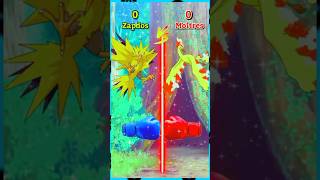 Zapdos vs Moltress  Who Is Powerful pokemon shorts viralvideo zapdos vs moltress vfxgaurav [upl. by Llehcim]