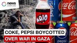 Coke Pepsi boycott over Gaza boosts alternative soda brands [upl. by Alisia]