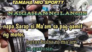 Mio sporty Naigahan ng langis napa sarap sagamit si Maam dami nasira sa engine Eto panuodin nyo [upl. by Henrique]