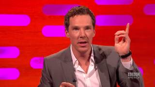 Benedict Cumberbatch Gets quotStiffquot Talking to Missy Franklin  The Graham Norton Show on BBC America [upl. by Naloj]