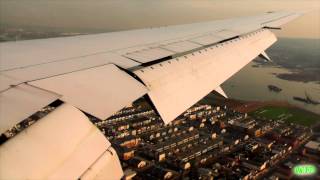 United 767400 Great Wake Turbulence Landing at Newark Liberty [upl. by Whitney]