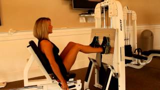 How To Use a Hoist Fitness Dual Leg Press  Calf Raise [upl. by Burk857]