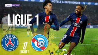 PSG vs Strasbourg  Ligue 1 HIGHLIGHTS  101924  beIN SPORTS USA [upl. by Ogilvie541]