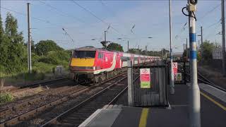 Evening Trains at Biggleswade ECML  100718 [upl. by Lleddaw667]