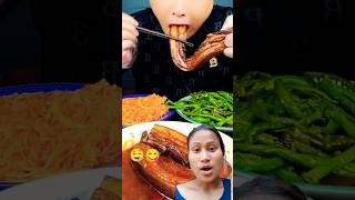 🤤Pork🤤Preactions reaction greenscreen shorts viralvideo mukbang porkandbeans eating pork [upl. by Erle738]