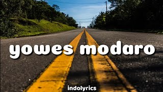 yowes modaro  aftershine ft damarade lirik [upl. by Carmon222]