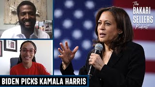 Reacting to Joe Biden Picking Kamala Harris for VP With Angela Rye  The Bakari Sellers Podcast [upl. by Rothmuller]