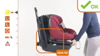 MaxiCosi l AxissFix car seat l How to install [upl. by Wyn53]