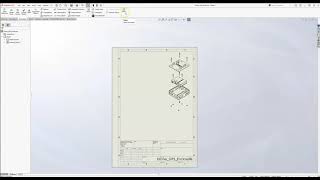 SolidWorks Drawing  Exploded View [upl. by Fredek]