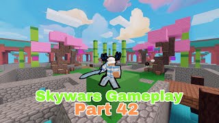 Roblox bedwars  skywars gameplay part 42 [upl. by Recha]