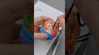 Ponyo likes to eat ham  crochet amigurumi crochetnoodles studioghibli ponyoonthecliffbythesea [upl. by Kerril]