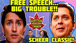 SCHEER SHUTS DOWN TRUDEAU on FREEDOM of SPEECH  Bill C11 amends the Broadcasting Act [upl. by Sheepshanks]