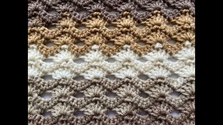 So Easy and Fast  Crochet Stitch Tutorial [upl. by Curzon]