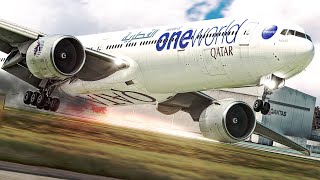 Flight Simulator 2022 RTX™ 3090  GEAR FAILURE  Emergency Landing  MSFS 4K Ultra Realism [upl. by Enytsirhc]