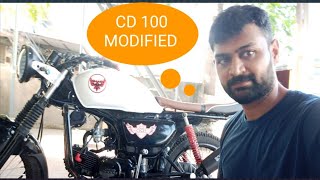 CD 100 BIKE MODIFIED ALL BIKE MODIFIED [upl. by Elrebma]