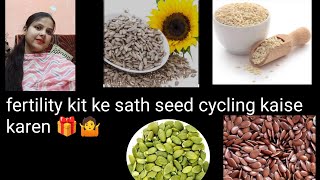 heena health seed cycling seed cycling for irregular periods reshmavlog [upl. by Birk821]