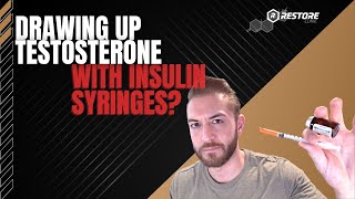 Insulin syringes for testosterone injections [upl. by Sirtimid]