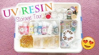 UV Resin Craft Storage Tour [upl. by Elleved87]