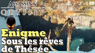 ASSASSINS CREED ODYSSEY Ostracon à Énigme  Sous les rêves de Thésée  Localisation [upl. by Eycal]