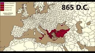 Roman empire  territorial expansion 509 ac  1453 dc [upl. by Trilbee]