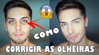 COMO SE LIVRAR DAS OLHEIRAS MAQUIAGEM MASCULINA [upl. by Irej]