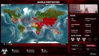 Plague Inc Bio Weapon Mega Brutal [upl. by Agata]