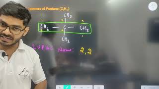 ISOMERS OF PENTANE  CH 4 Carbon and its Compounds Class 10  CBSE NEW NCERT BY Rajeev Sir [upl. by Sapphire240]