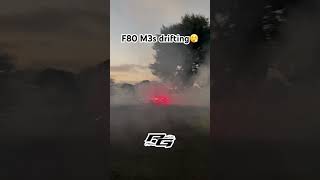 F80s getting sideways music f80 m3 bmw drift f80 automobile [upl. by Roel]