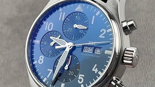 IWC Pilots Watch Chronograph 41 IW388101 IWC Watch Review [upl. by Criswell]