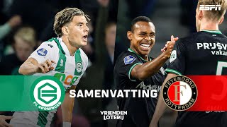 BIZARRE SLOTFASE IN GRONINGEN NA PRACHTIGE TREFFER 💫  Samenvatting FC Groningen  Feyenoord [upl. by Timmons]