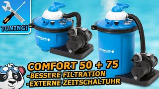 Steinbach Sandfilteranlage Comfort 50 75 Tuning Bessere Filtration und externe Zeitschaltuhr [upl. by Posner]