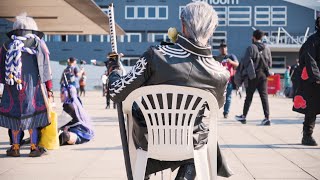 Vergils chair cosplay at MCM London 2023  by ZekuZilla [upl. by Elidad]