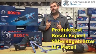 Produkttest Bosch Professional Säbelsägeblätter Thick Tough Metal Extra  für dickes robustes Metall [upl. by Lamoureux453]