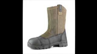 Mens Carolina CA5533 Composite Toe WP Wellington Work Boot  SteelToeShoescom [upl. by Eilrahc]