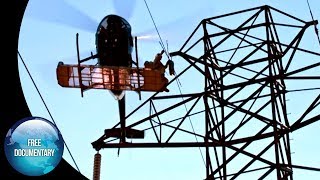 Lineman  Most dangerous job in the World dangerous jobs documentary [upl. by Hassi303]