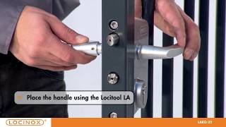 LAKQ U2 Gate Lock  Locinox Installation Video [upl. by Debora]