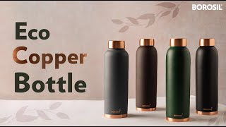 Best Copper Bottles  Colourful Range of Copper Bottles  Healthy and Hygienic Choice  Borosil [upl. by Saxe196]