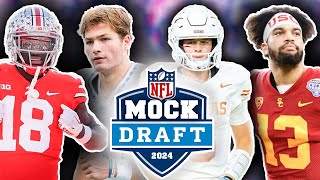 The OFFICIAL 2024 NFL First Round Mock Draft Midseason Edition 30  TPS [upl. by Rakel]