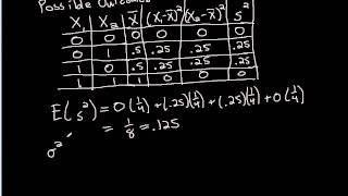 The Maximum Likelihood Estimator for Variance is Biased Example [upl. by Lambert648]